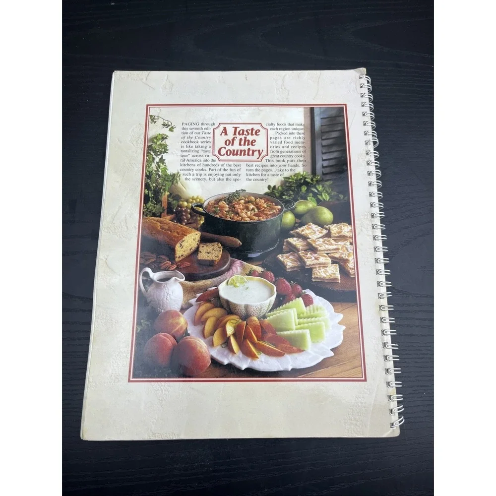 A Taste of the‎ Country Cookbook Home Style Recipes Vintage Cooking Book